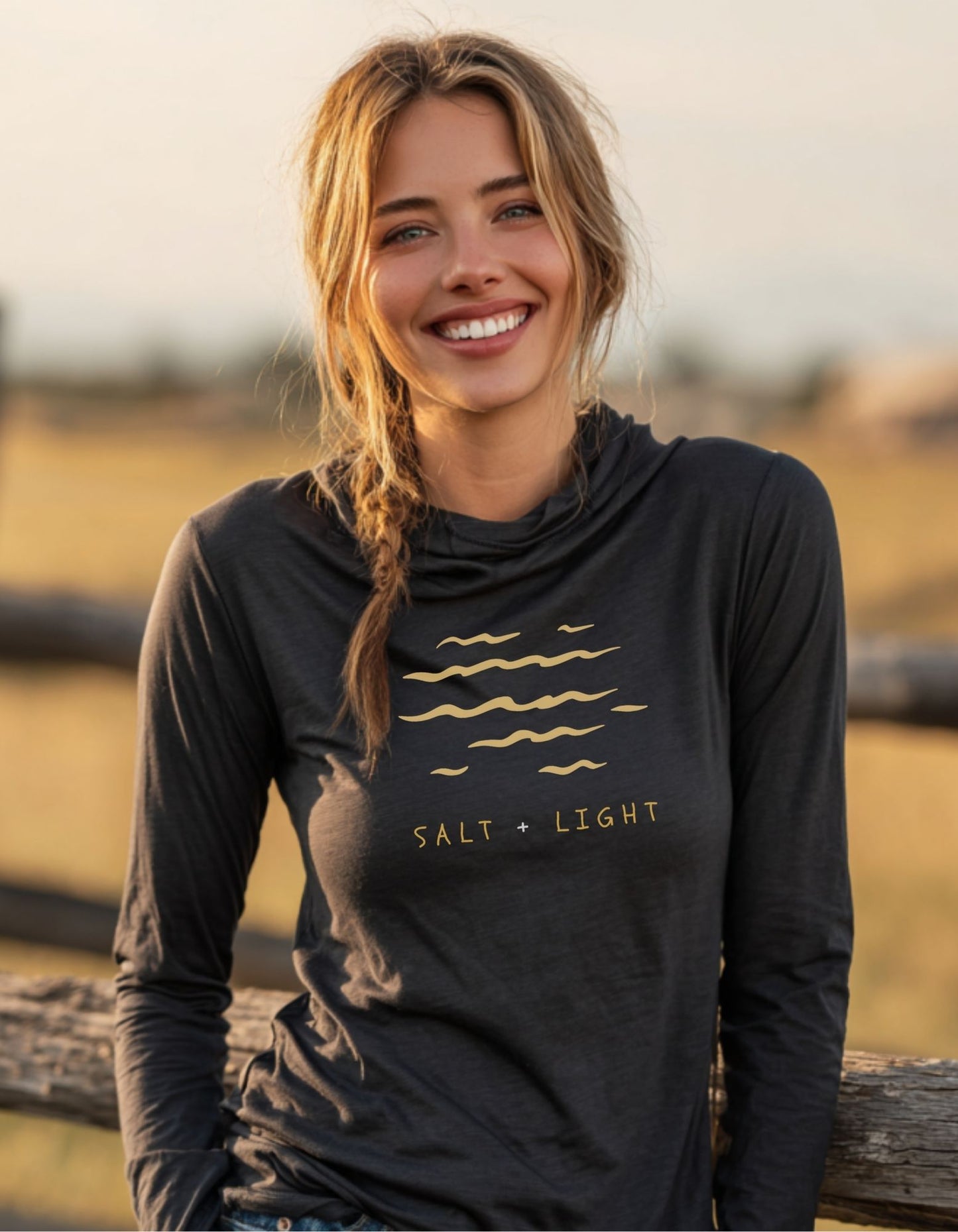 Women's Salt + Light Hooded Long-Sleeve Tee