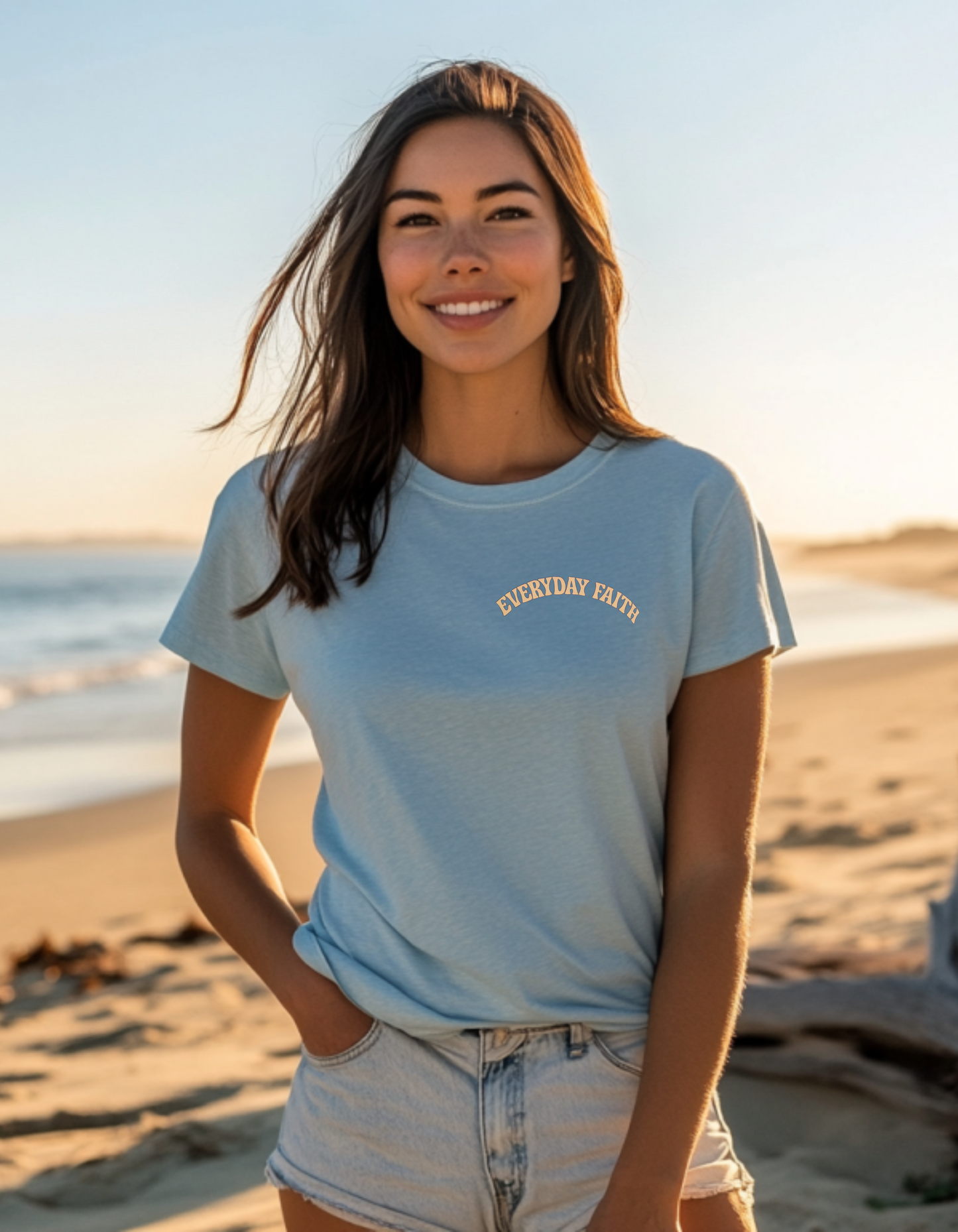 Women's Surfing In His Grace Short Sleeve Tee