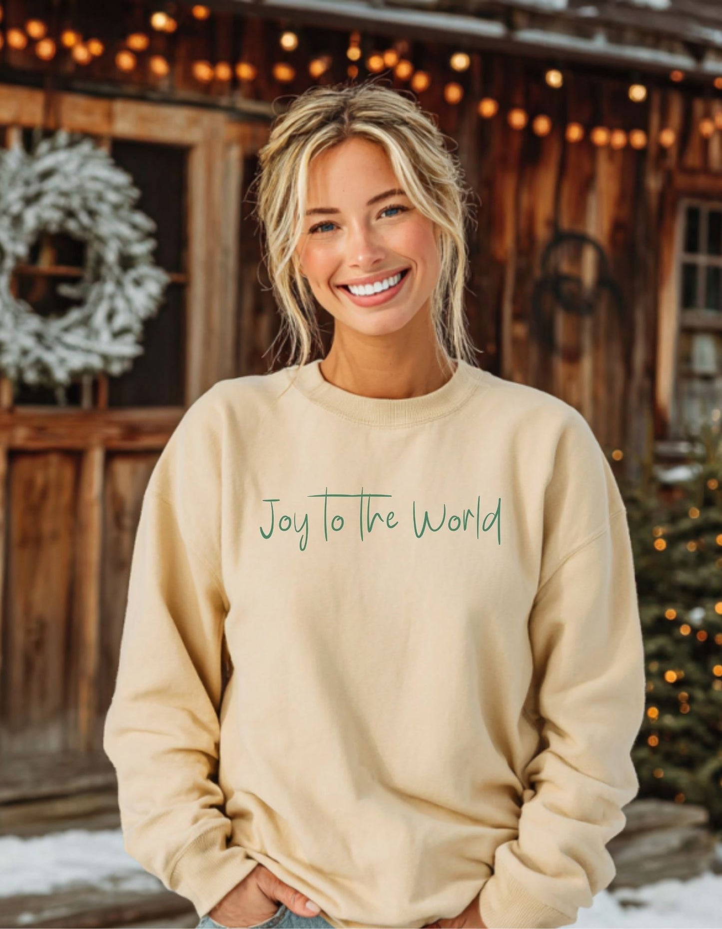 Women's Joy To The World Sweatshirt
