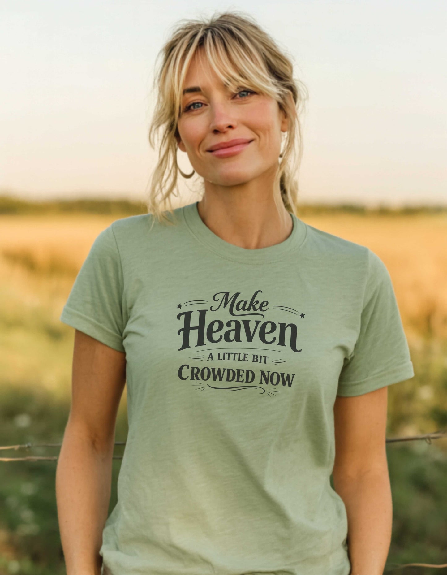 Women's Let's Make Heaven Crowded Short Sleeve Tee