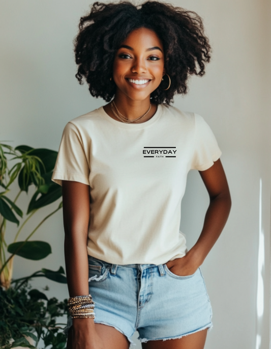 Women's Everyday Faith Pocket Logo Short Sleeve Tee