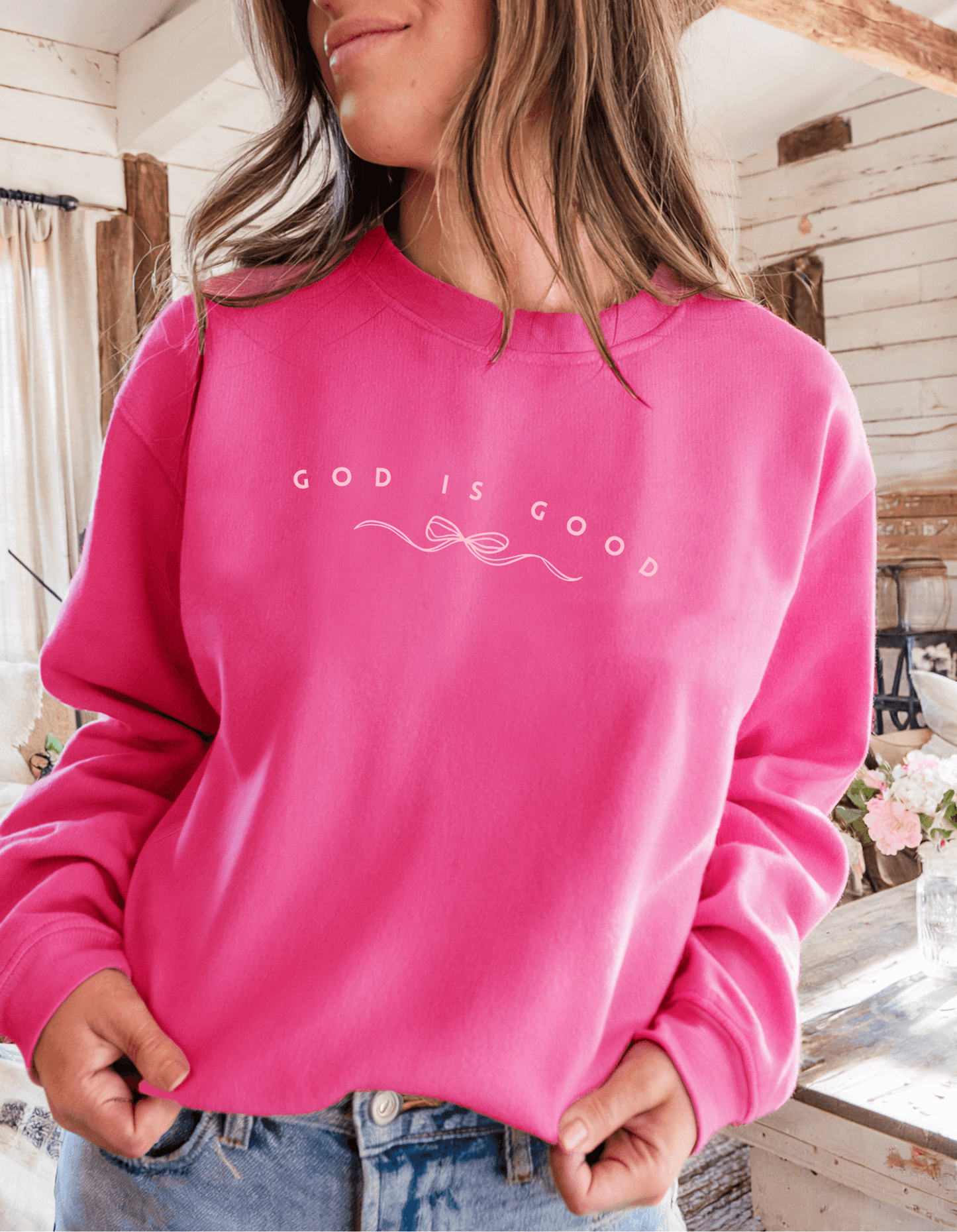 Women's God Is Good Sweatshirt
