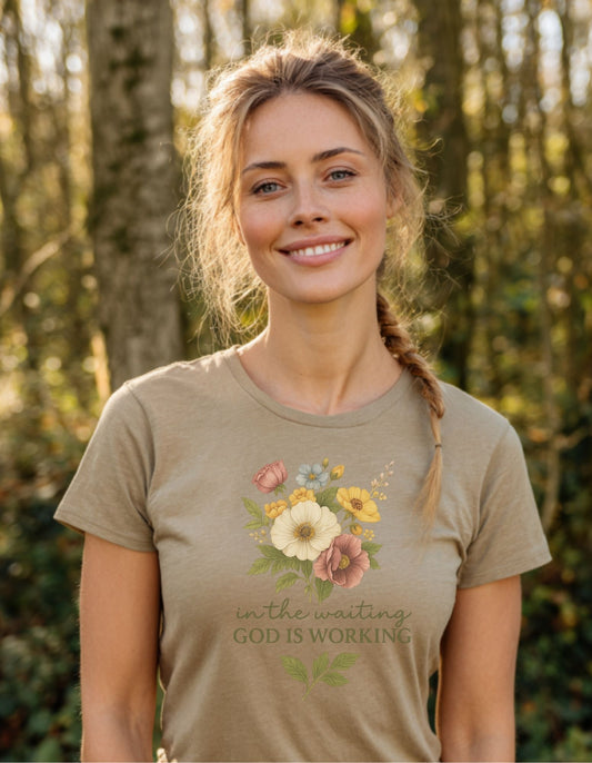 Women's In The Waiting Heavy Weight Super Soft Tee Shirt