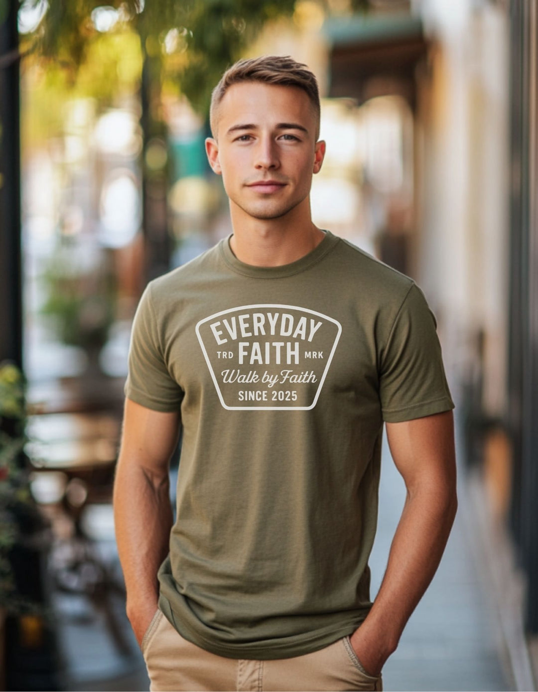 Men's Walk By Faith Logo Short Sleeve Tee