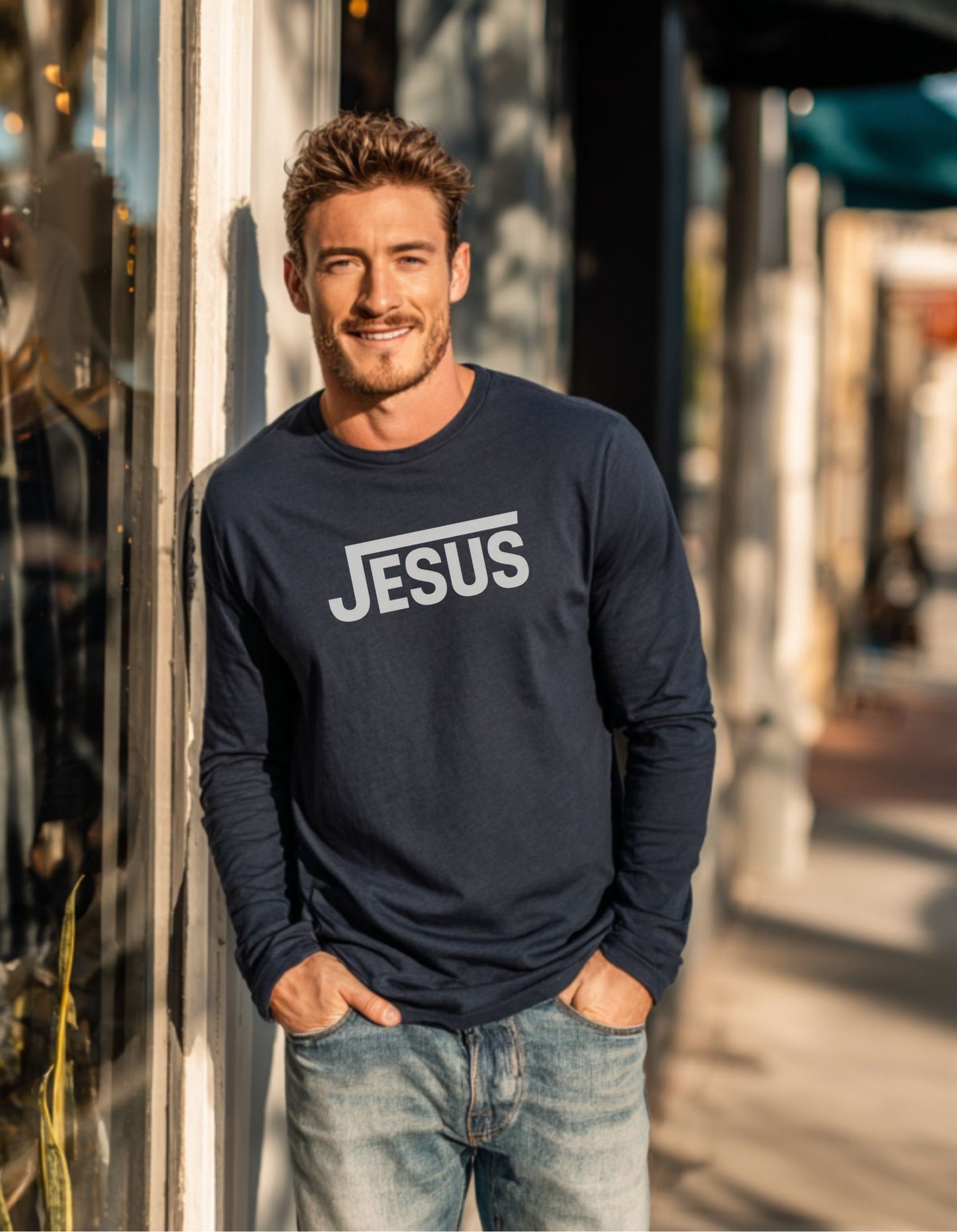 Men's JESUS Long Sleeve Tee