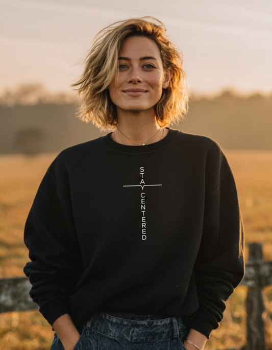 Women's Stay Centered Cross Sweatshirt
