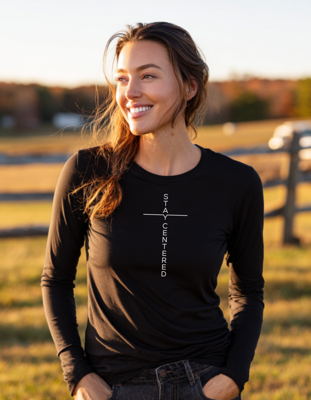 Women's Stay Centered Long Sleeve Tee