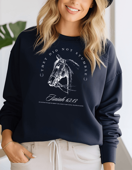 Women's They Did Not Stumble Sweatshirt