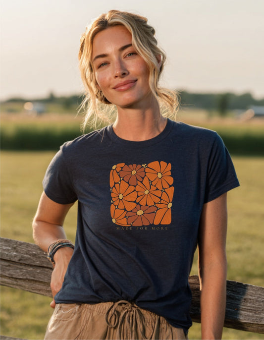 Women's Made For More Floral Short Sleeve Tee