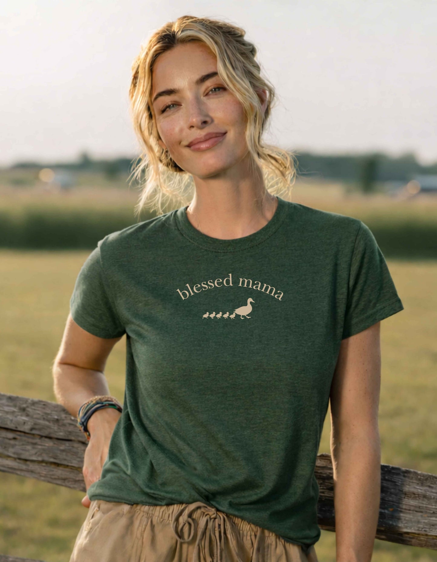 Women's Blessed Mamma Short Sleeve Tee