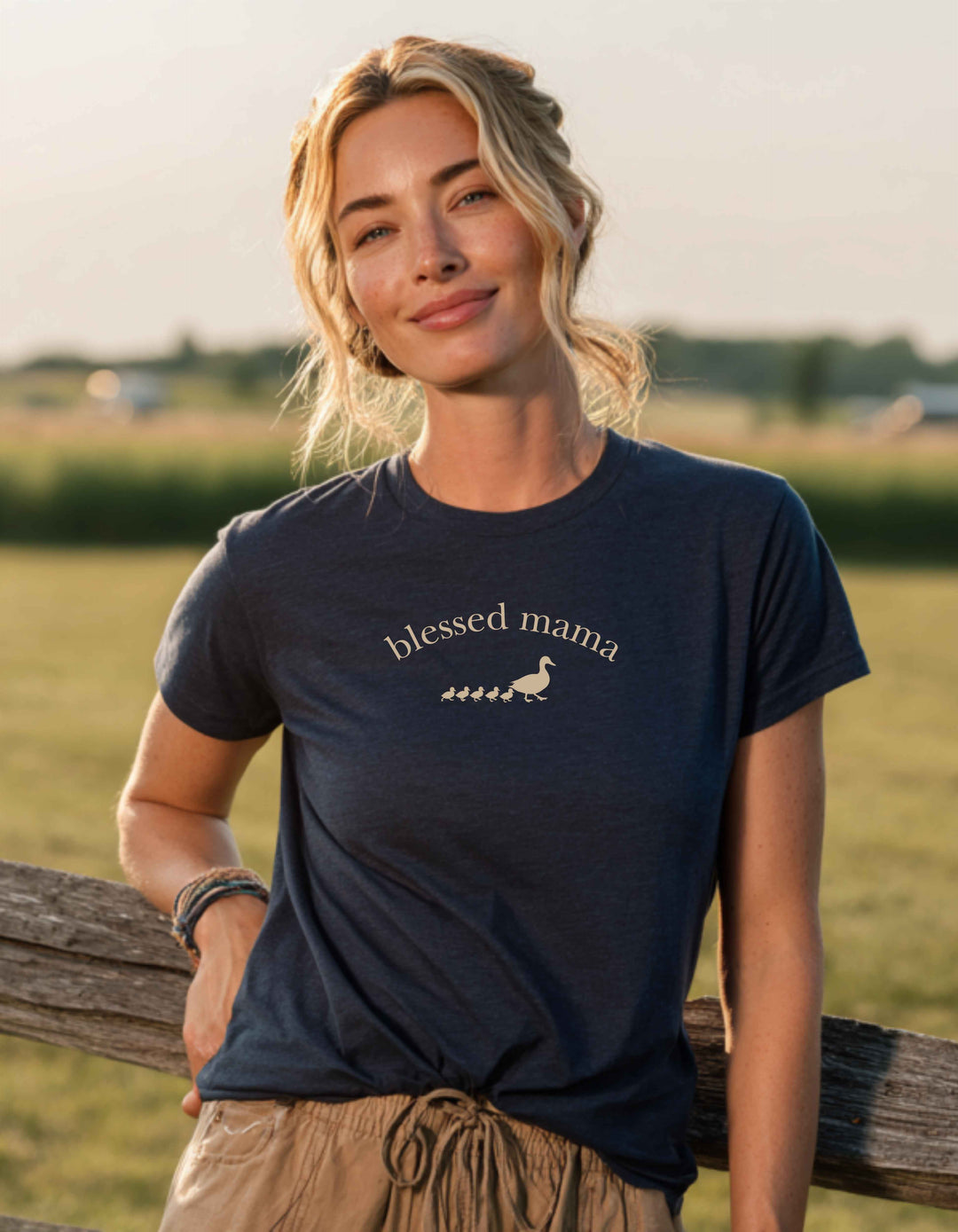 Women's Blessed Mamma Short Sleeve Tee