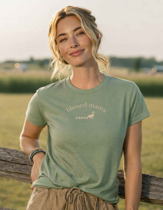 Women's Blessed Mamma Short Sleeve Tee