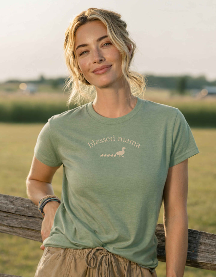 Women's Blessed Mamma Short Sleeve Tee