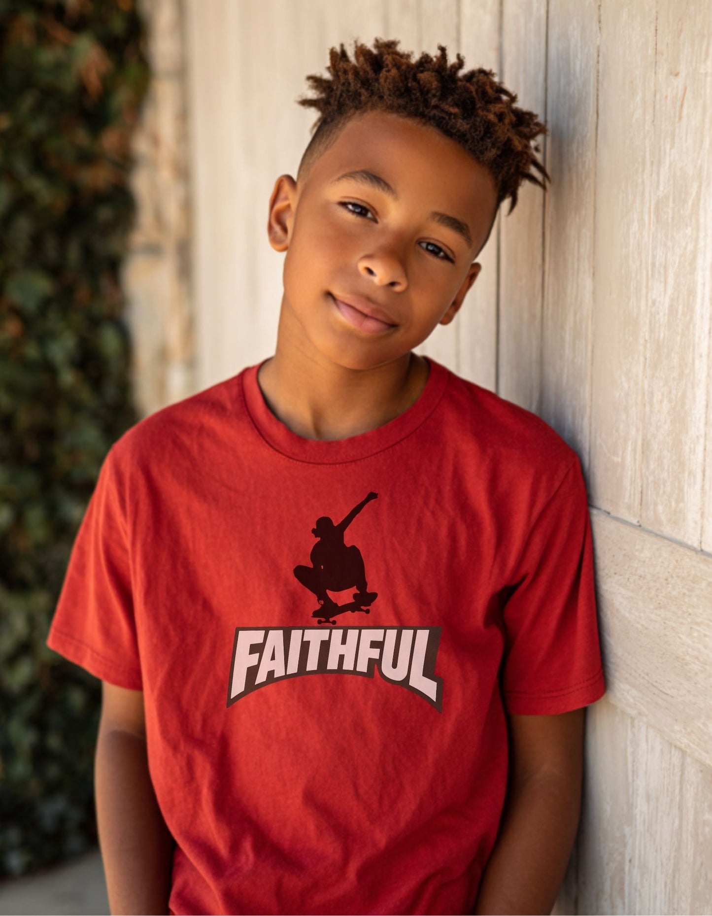 Boy's Faithful Short Sleeve T-Shirt