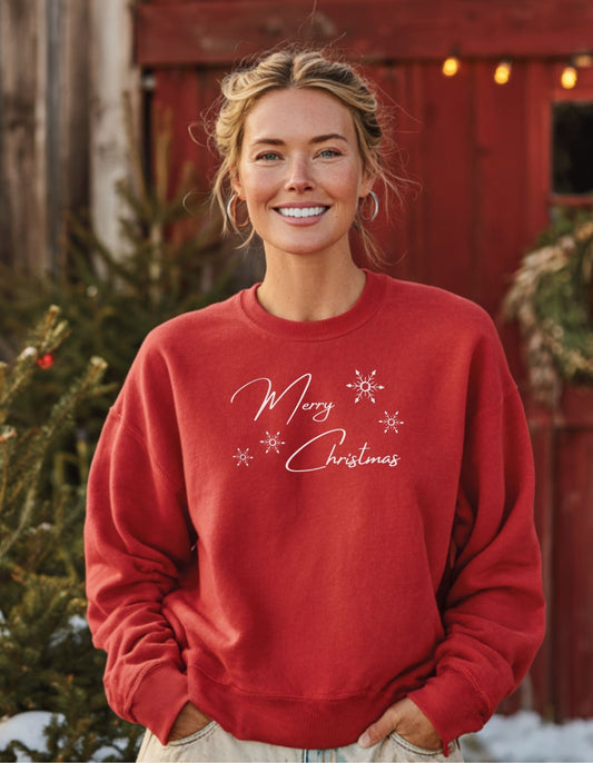 Women's Merry Christmas Sweatshirt