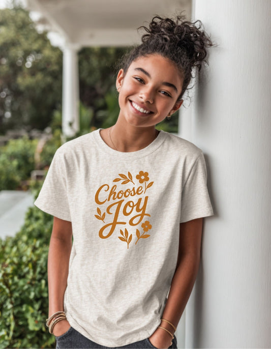 Girls Choose Joy Short Sleeve T-Shirt