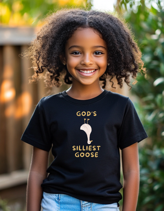 Girl's God's Silliest Goose Short Sleeve Tee