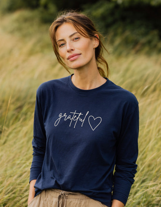 Women's Grateful Long Sleeve Tee
