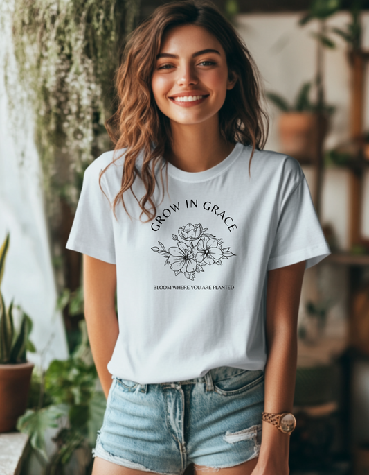 Women's Grow In Grace Short Sleeve Tee