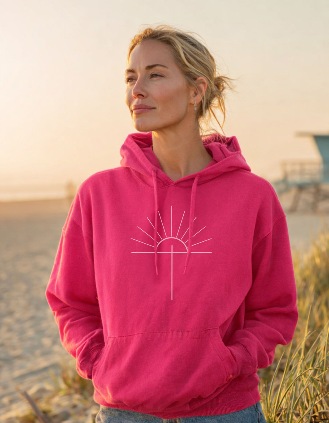 Women's Sunrise Cross Hoodie