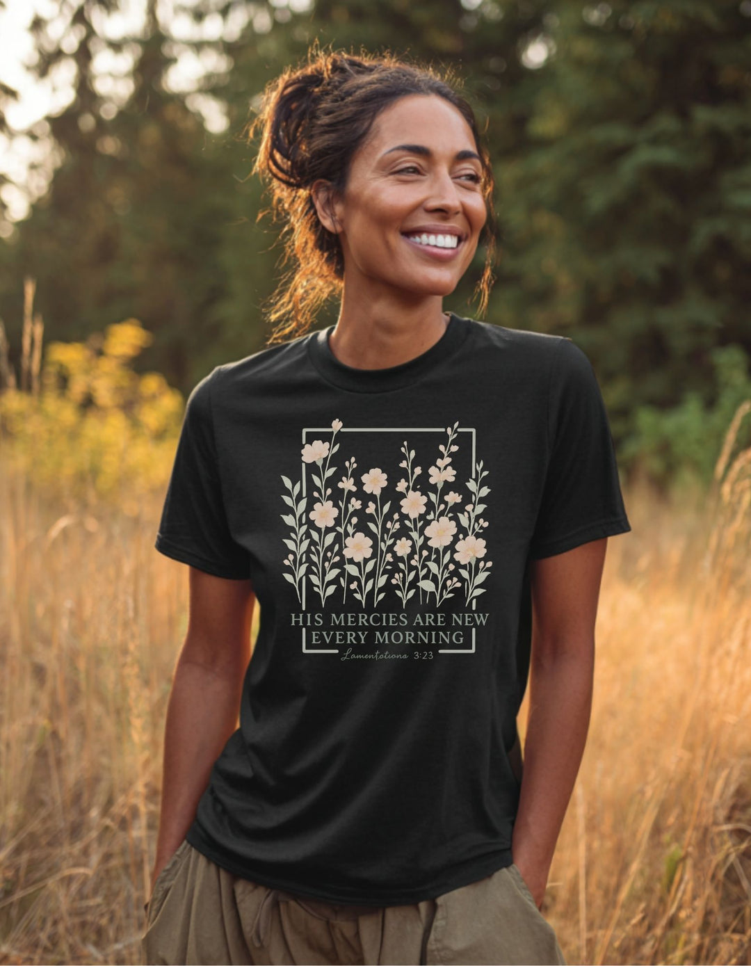 Women's His Mercies Are New Heavy Weight Super Soft Tee Shirt