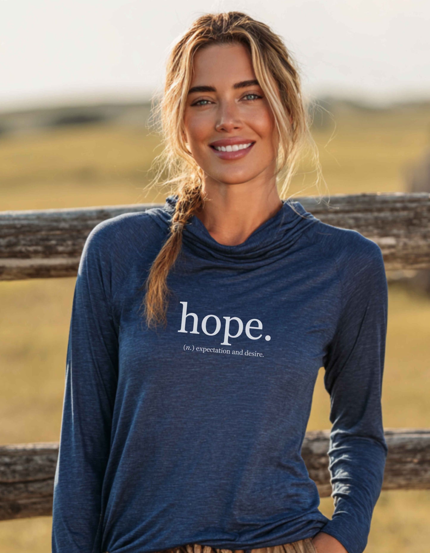 Women's Hope Hooded Long-Lleeve Tee