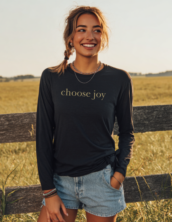 Women's Choose Joy Long Sleeve Tee