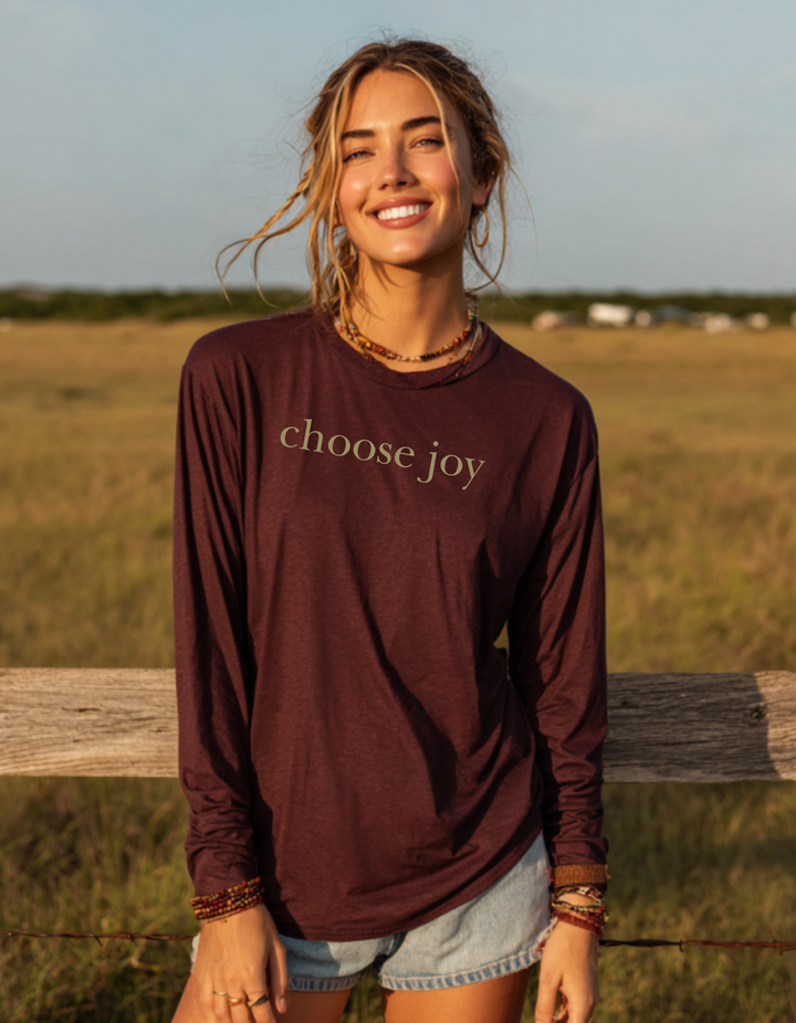 Women's Choose Joy Long Sleeve Tee