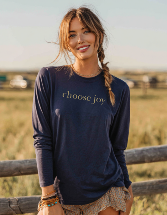 Women's Choose Joy Long Sleeve Tee