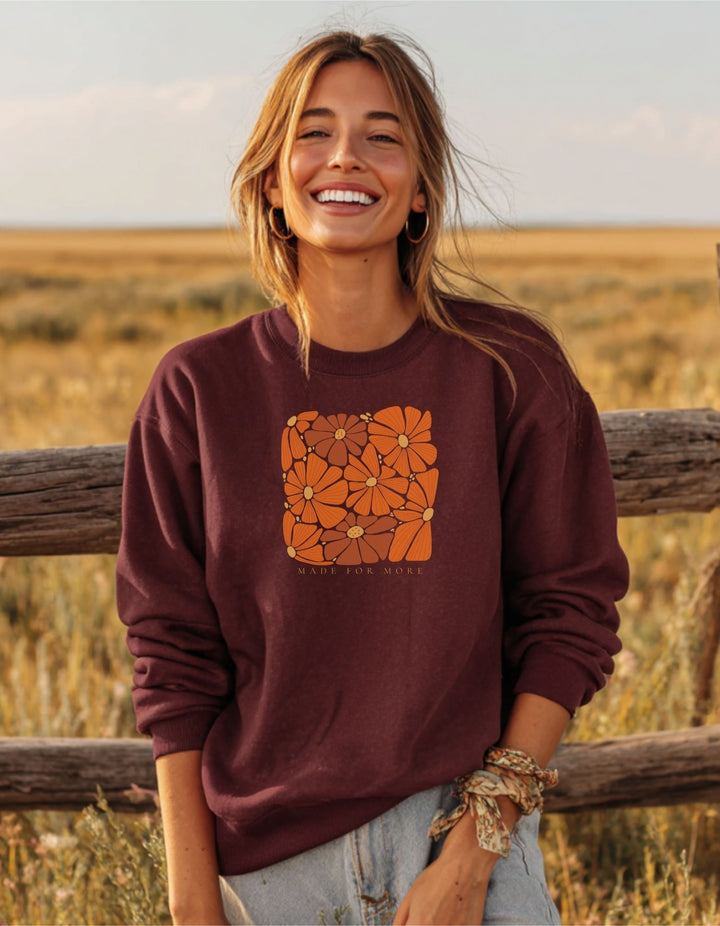 Women's Made For More Floral Sweatshirt