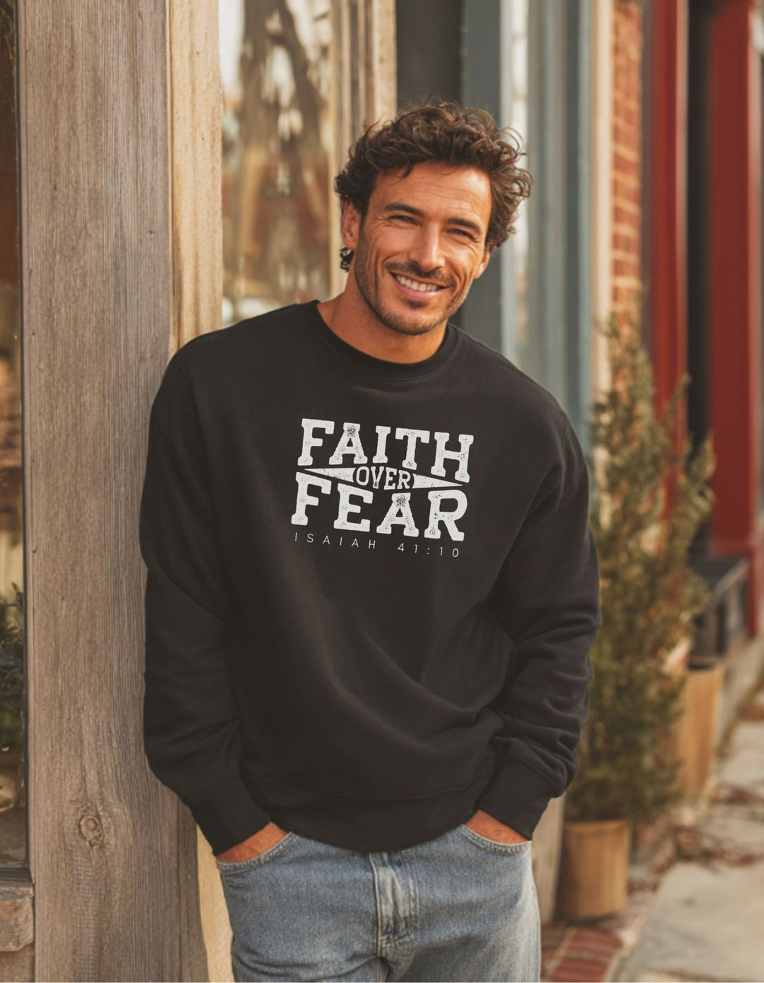 Men's Faith Over Fear Sweatshirt