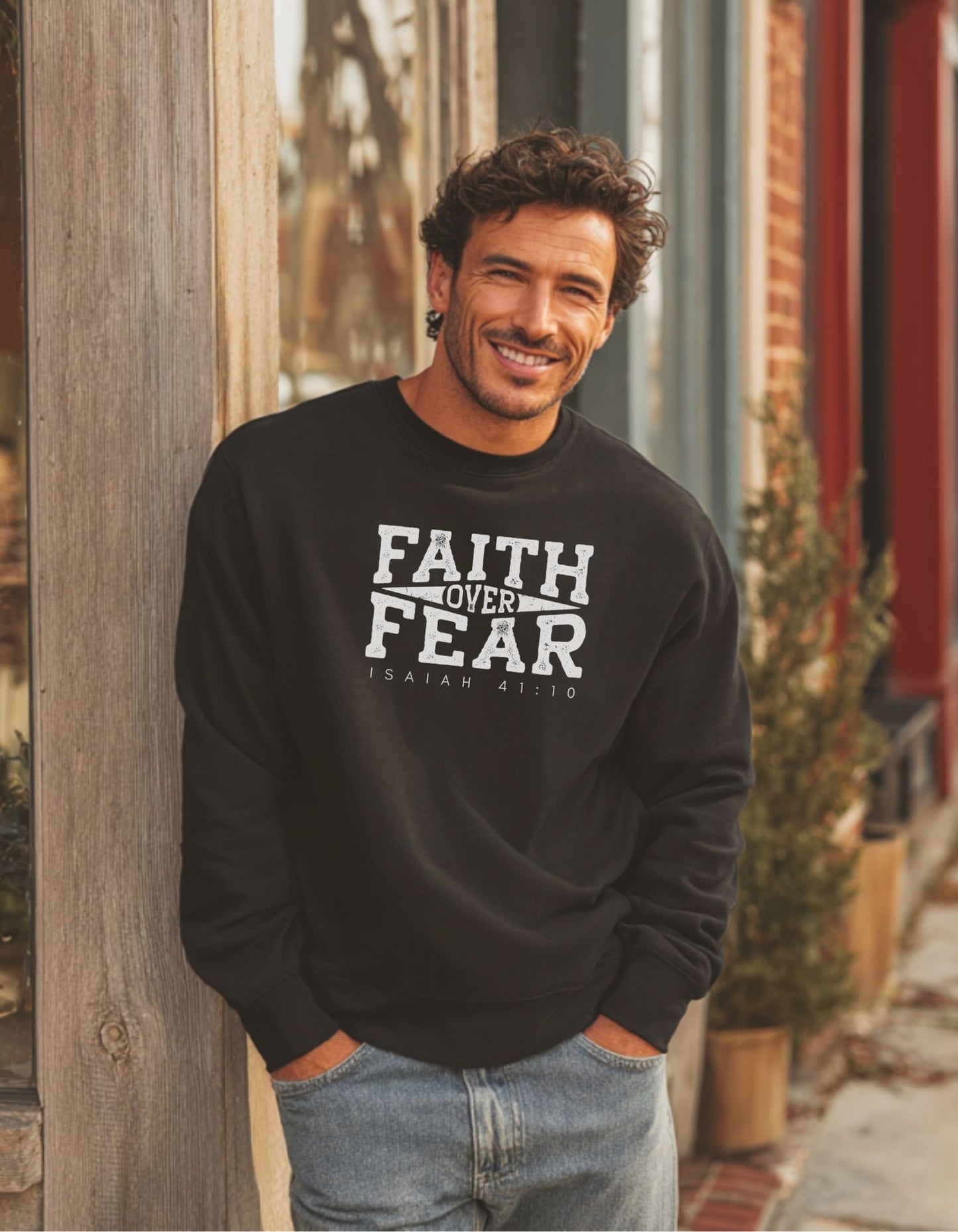 Men's Faith Over Fear Sweatshirt