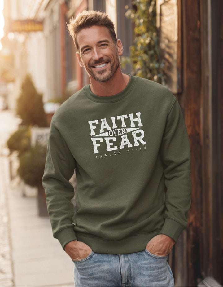 Men's Faith Over Fear Sweatshirt