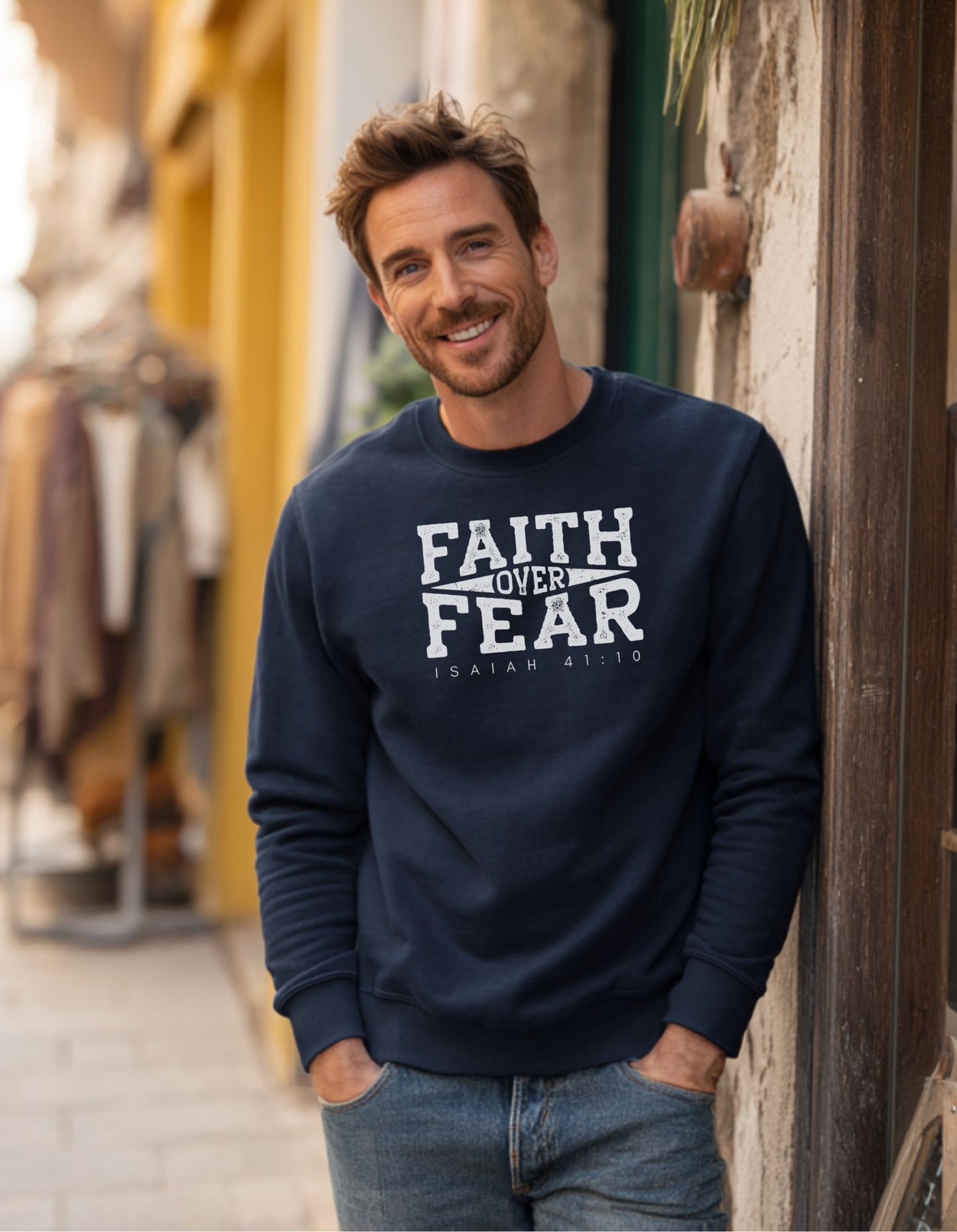 Men's Faith Over Fear Sweatshirt