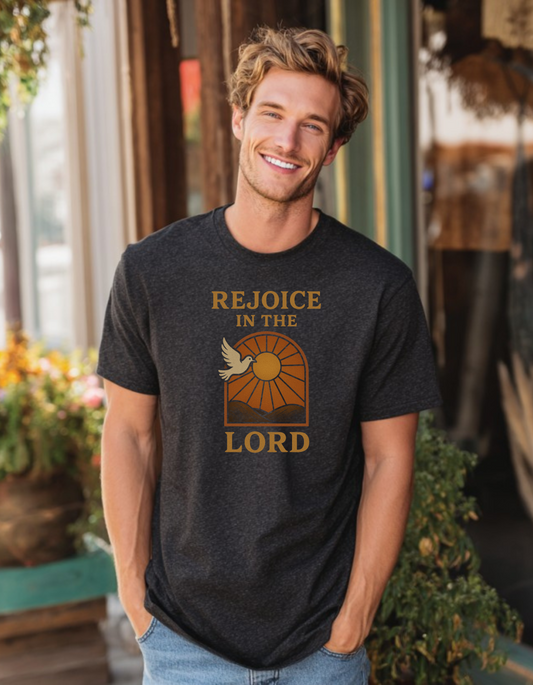 Men's Rejoice In The Lord Short Sleeve Tee