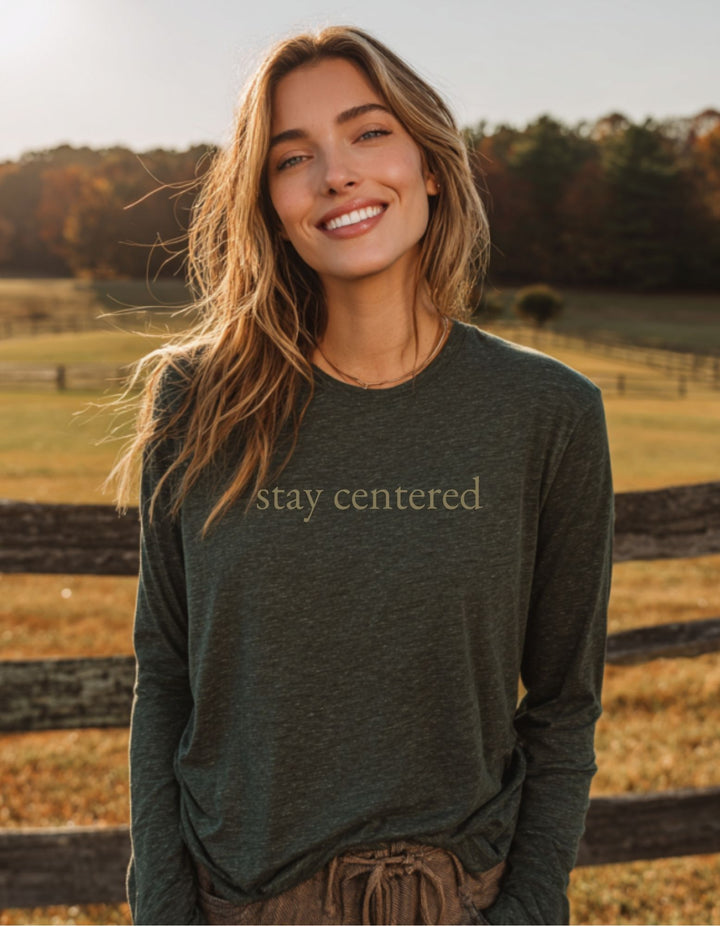 Women's Stay Centered Long Sleeve Tee