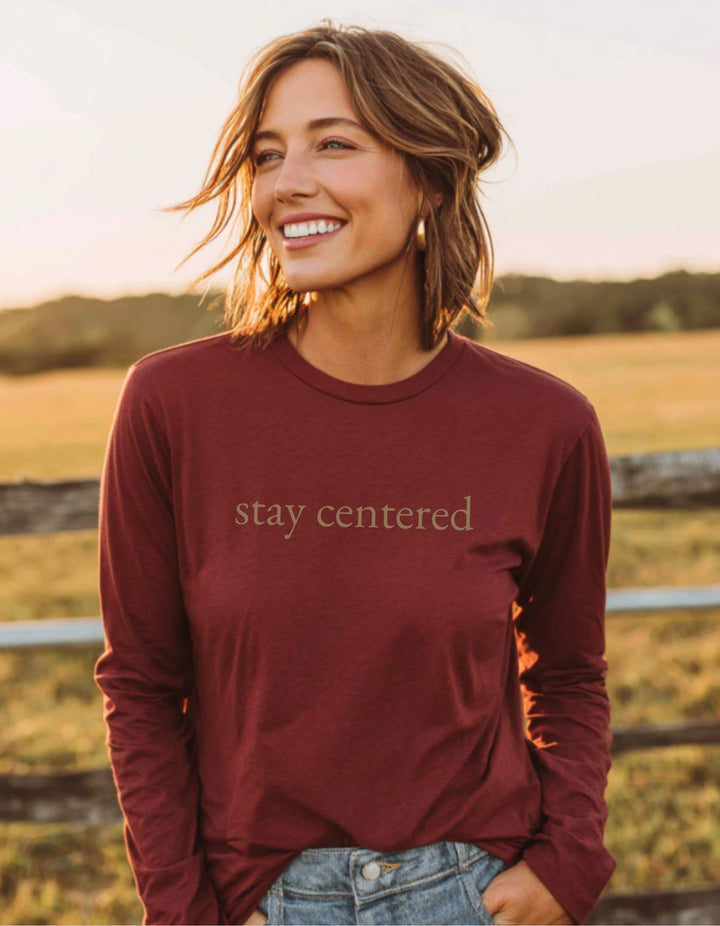 Women's Stay Centered Long Sleeve Tee