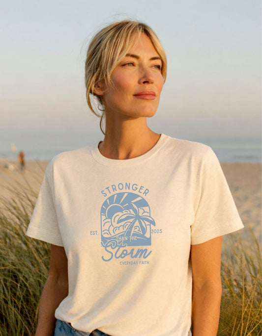 Women's Stronger Than The Storm Short Sleeve Tee