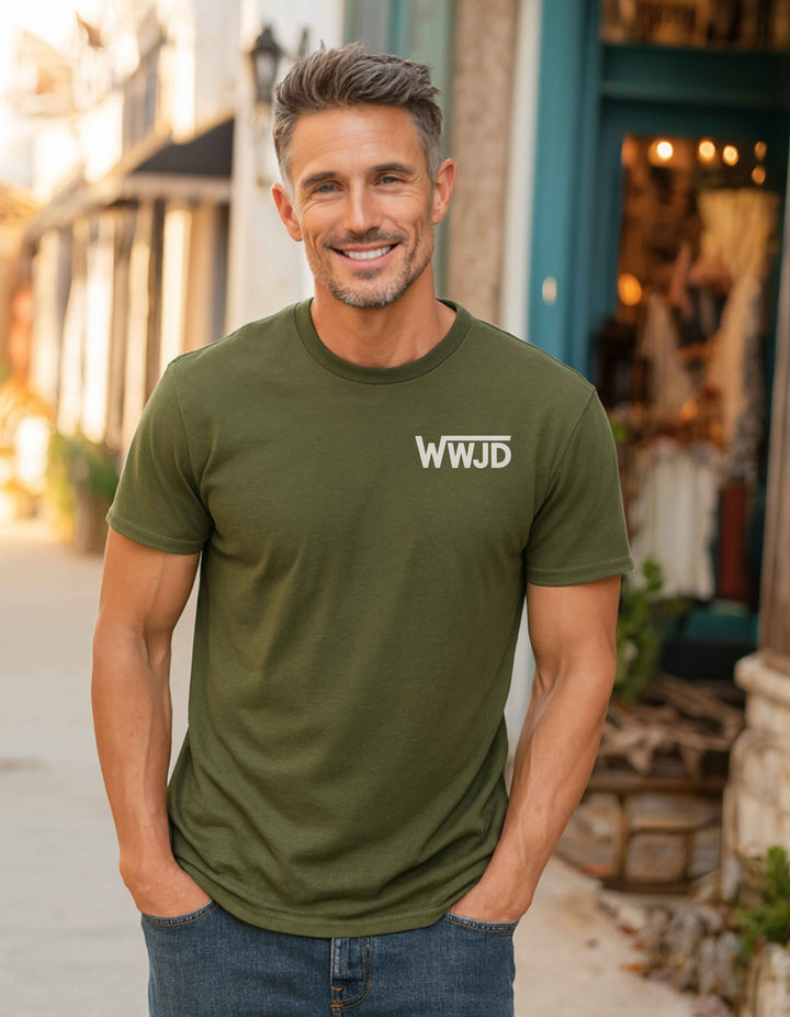 Men's WWJD Short Sleeve Tee