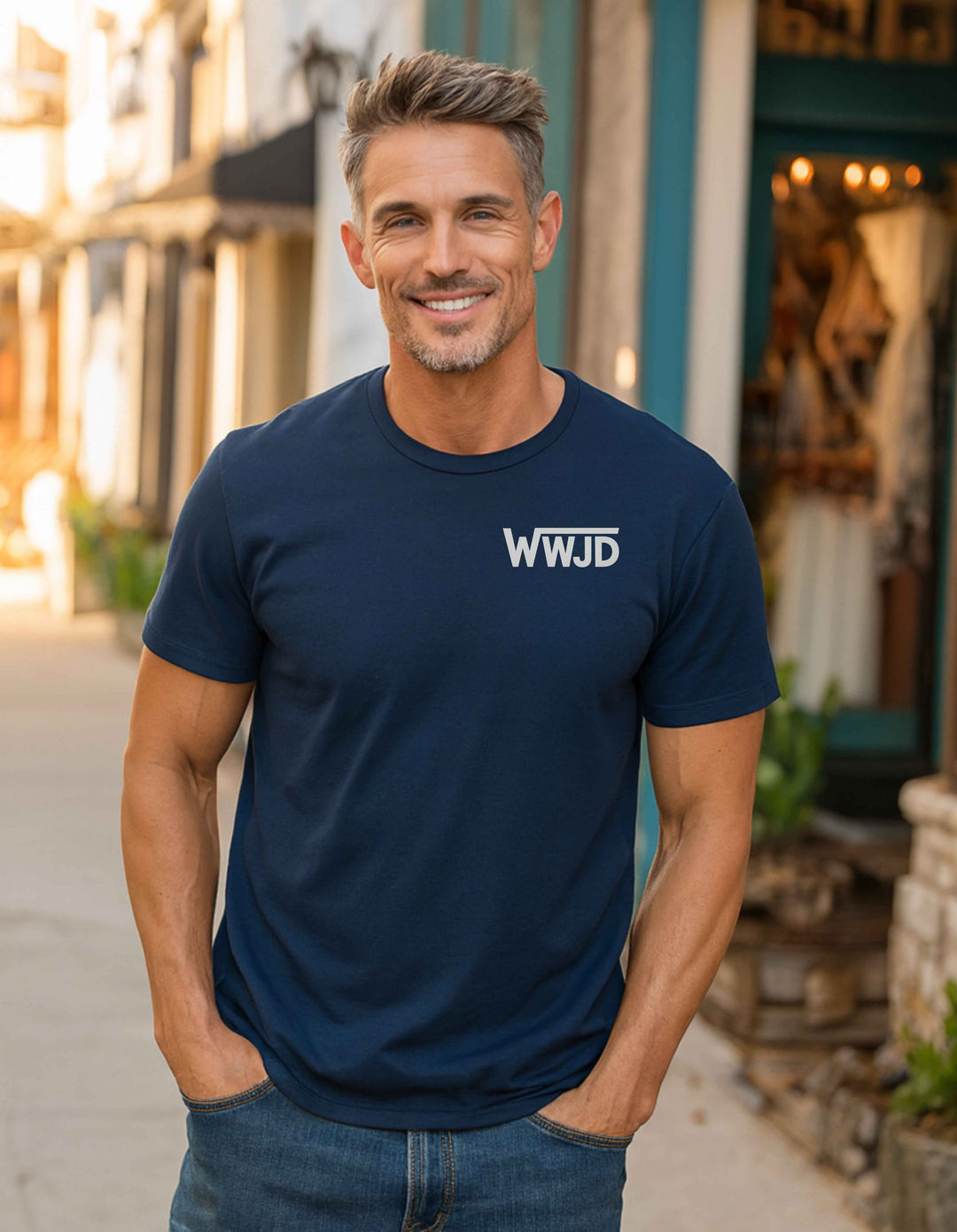 Men's WWJD Short Sleeve Tee